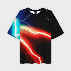 Футболка оверсайз мужская Lightning light, цвет: 3D-принт