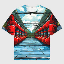 Мужская футболка оверсайз Зал Муай Тай