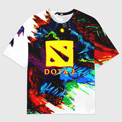 Мужская футболка оверсайз Dota monster