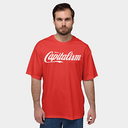 Футболка оверсайз мужская Наслаждайтесь капитализмом, цвет: 3D-принт — фото 2