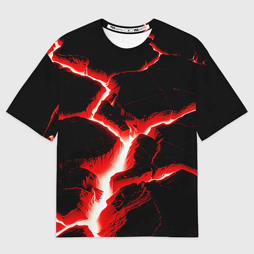 Мужская футболка оверсайз The rift / 3D-принт – фото 1