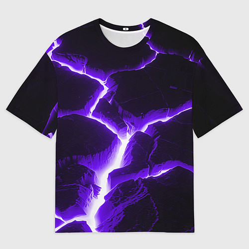 Мужская футболка оверсайз The rift / 3D-принт – фото 1