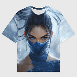 Футболка оверсайз мужская Китана - взгляд в цель, цвет: 3D-принт