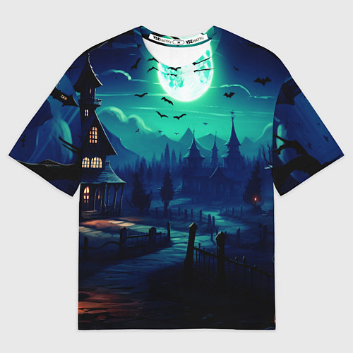 Мужская футболка оверсайз Day of the Dead - Хэллоуин / 3D-принт – фото 1