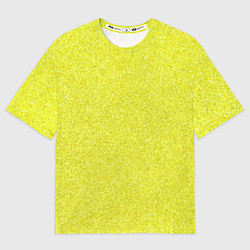 Футболка оверсайз мужская Ярко салатный блеск, цвет: 3D-принт