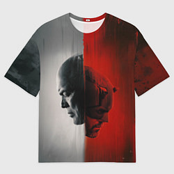 Мужская футболка оверсайз Сорвиголова рожденный заново Мэтт Мёрдок