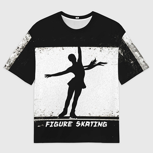 Мужская футболка оверсайз Figure skating / 3D-принт – фото 1
