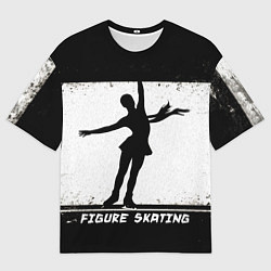 Мужская футболка оверсайз Figure skating