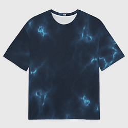 Футболка оверсайз мужская The color is blue, цвет: 3D-принт