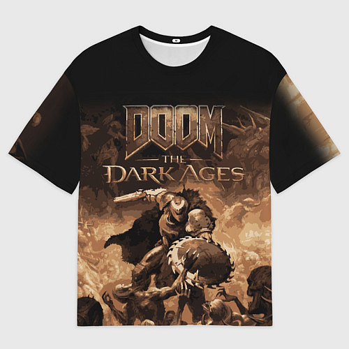 Мужская футболка оверсайз Doom the dark ages / 3D-принт – фото 1