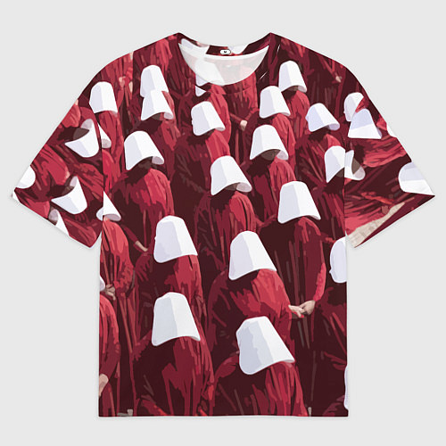 Мужская футболка оверсайз Рассказ служанки паттерн / 3D-принт – фото 1