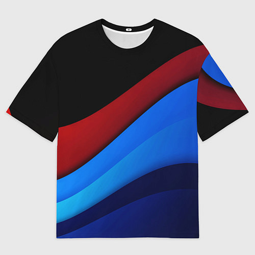 Мужская футболка оверсайз Multicoloured / 3D-принт – фото 1