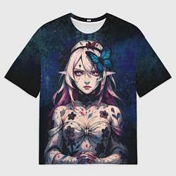 Мужская футболка оверсайз Кастория дарк реализм