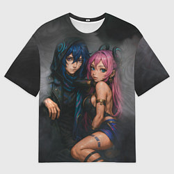 Футболка оверсайз мужская Ситлали и Оророн, цвет: 3D-принт