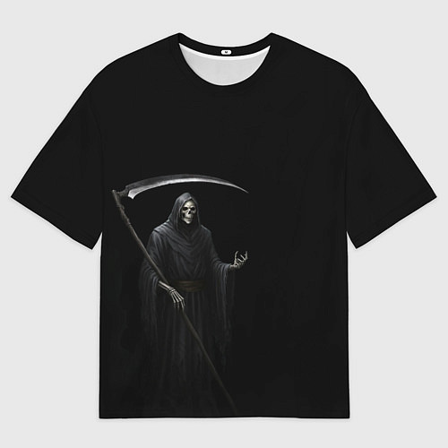 Мужская футболка оверсайз Memento mortis / 3D-принт – фото 1