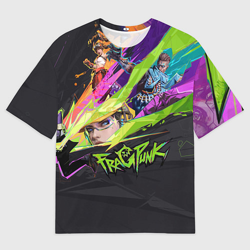 Мужская футболка оверсайз Fragpunk / 3D-принт – фото 1