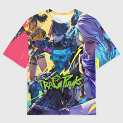 Футболка оверсайз мужская This is fragpunk, цвет: 3D-принт