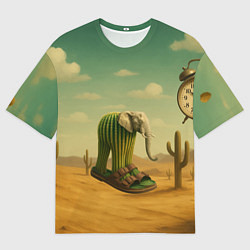 Мужская футболка оверсайз Лирили ларила мем