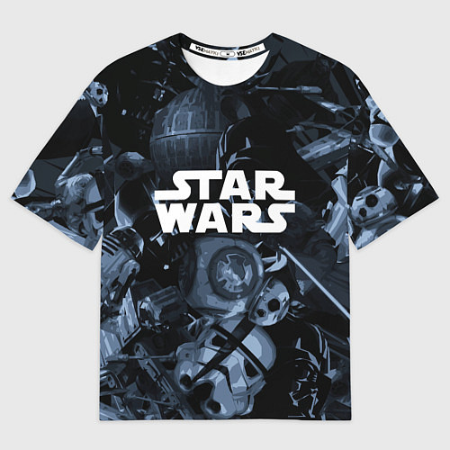 Мужская футболка оверсайз Star wars персонажи из звездных войн / 3D-принт – фото 1