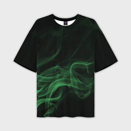 Мужская футболка оверсайз Color smoke green / 3D-принт – фото 1