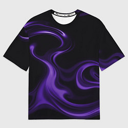 Мужская футболка оверсайз The color is purple