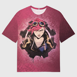 Футболка оверсайз мужская Вай Аркейн, цвет: 3D-принт