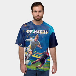 Футболка оверсайз мужская Rematch elite edition, цвет: 3D-принт — фото 2
