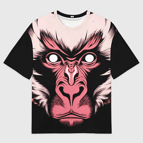 Мужская футболка оверсайз Monkey wisdom / 3D-принт – фото 1