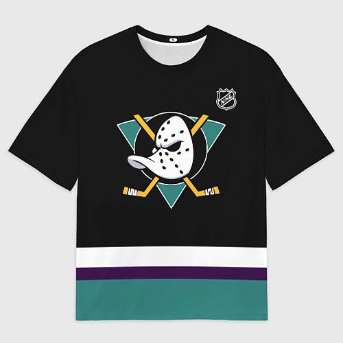 Мужская футболка оверсайз Теему Селянне - Анахайм Дакс / 3D-принт – фото 1