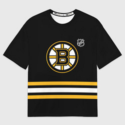 Мужская футболка оверсайз Бостон Брюинз хоккей