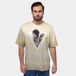 Футболка оверсайз мужская Sam winchester - supernatural, цвет: 3D-принт — фото 2