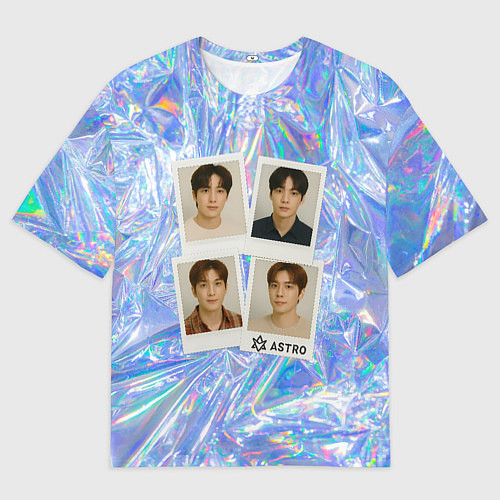 Мужская футболка оверсайз Astro четыре фото / 3D-принт – фото 1