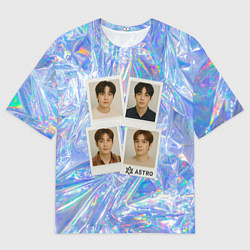 Мужская футболка оверсайз Astro четыре фото