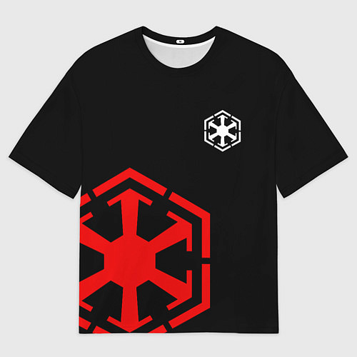 Мужская футболка оверсайз Sith code / 3D-принт – фото 1