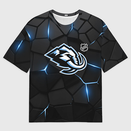 Мужская футболка оверсайз Юта Маммот - НХЛ хоккей / 3D-принт – фото 1