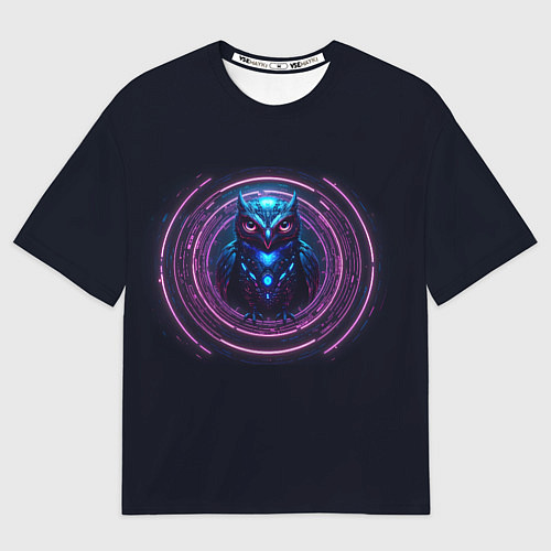 Мужская футболка оверсайз Магическая сова / 3D-принт – фото 1