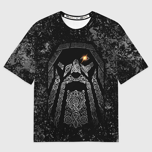 Мужская футболка оверсайз Всеотец Один / 3D-принт – фото 1