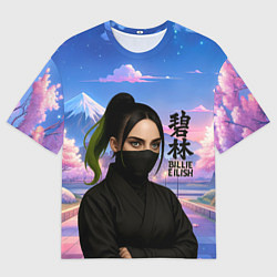 Мужская футболка оверсайз Ниндзя Билли Айлиш