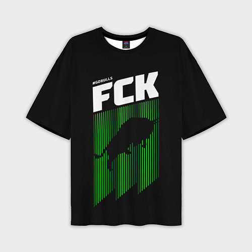 Мужская футболка оверсайз FC Krasnodar / 3D-принт – фото 1