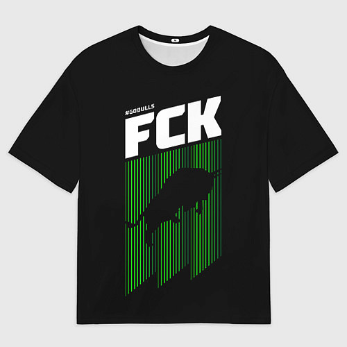 Мужская футболка оверсайз FC Krasnodar / 3D-принт – фото 1