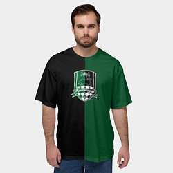 Футболка оверсайз мужская Агкацев - ФК Краснодар, цвет: 3D-принт — фото 2