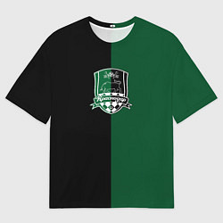 Футболка оверсайз мужская Кордоба - ФК Краснодар, цвет: 3D-принт