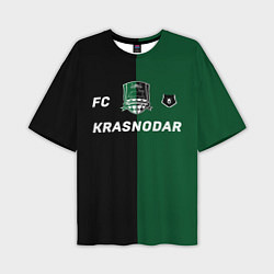 Футболка оверсайз мужская Krasnodar football, цвет: 3D-принт