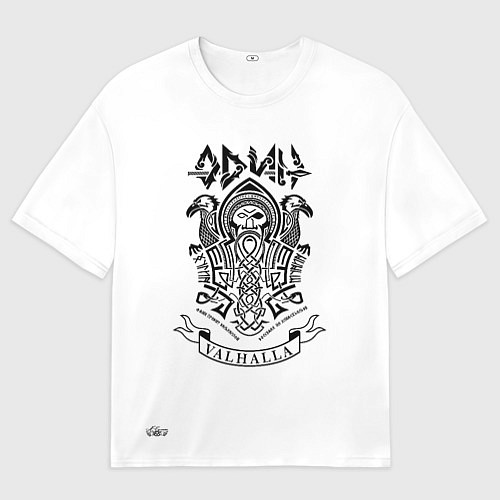 Мужская футболка оверсайз Один правитель Вальхаллы / 3D-принт – фото 1