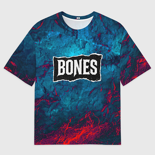Мужская футболка оверсайз Логотип Bones / 3D-принт – фото 1