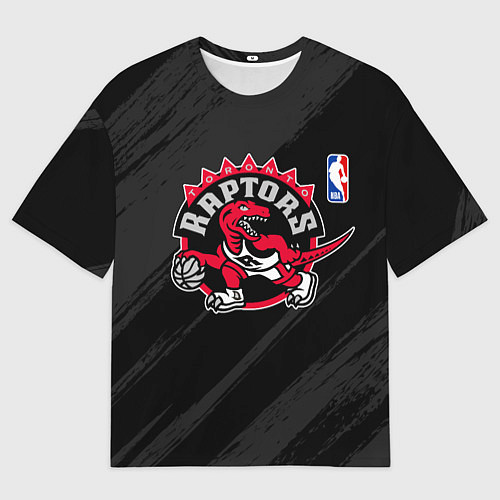 Мужская футболка оверсайз Toronto Raptors - NBA team / 3D-принт – фото 1