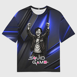 Мужская футболка оверсайз Победа игрока 456 Игра в кальмара