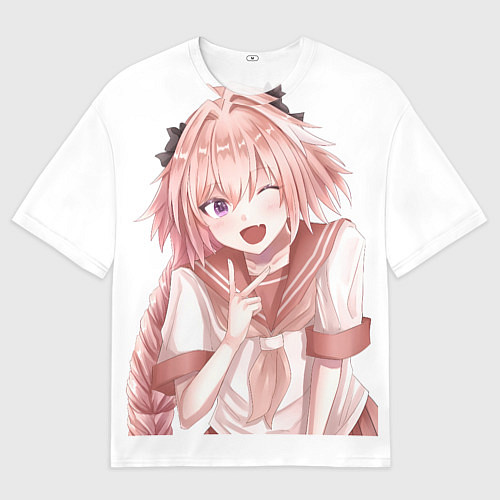 Мужская футболка оверсайз Астольфо - Судьба: Апокриф - big pictures / 3D-принт – фото 1