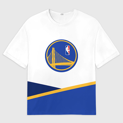 Мужская футболка оверсайз Golden State Warriors - NBA / 3D-принт – фото 1