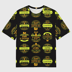 Футболка оверсайз мужская Easter holidays, цвет: 3D-принт